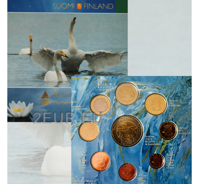 Finlande coffret euro BU 2007 - 90 ans d'indépendance