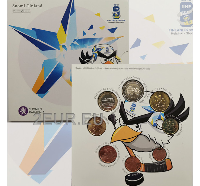 Finlande coffret euro BU 2012 - Championnat du monde de hockey sur glace IIHF