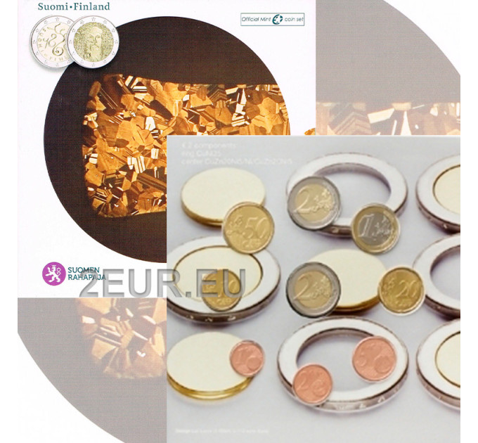 Finlande coffret euro BU 2013 - Les composants de l'euro