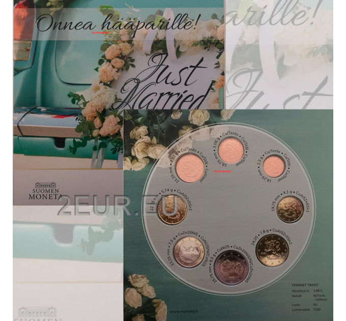Finlande coffret euro BU 2021 - Mariage
