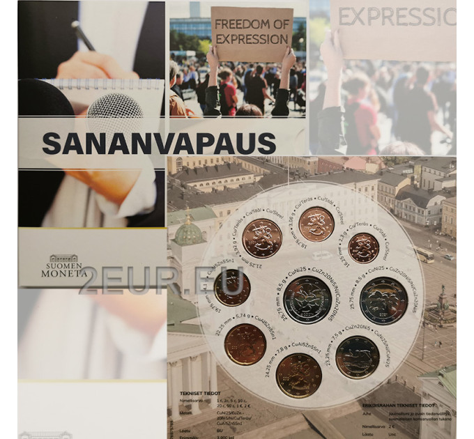 Finlande coffret euro BU 2021 - Journalisme et communication ouverte