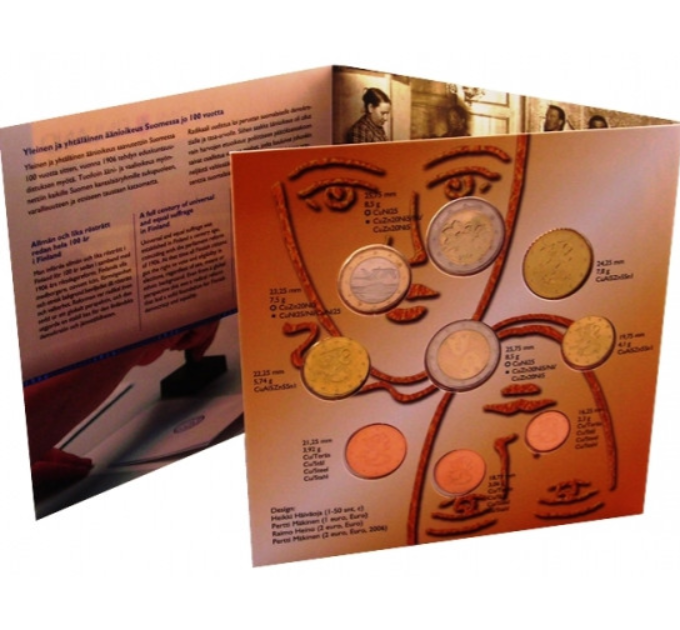 Finlande coffret euro BU 2006 - Réforme parlementaire 2006
