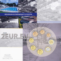 Finlande coffret euro BU 2022 - 70 ANS JEUX OLYMPIQUES D'HELSINKI