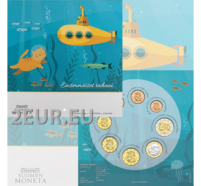 Finlande coffret euro BU 2023 - Mon premier argent