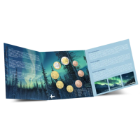 Finlande coffret euro BU 2025 - Aurores boréales en Finlande