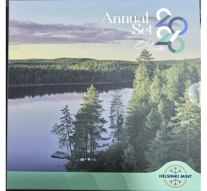 Finlande coffret euro BU 2026 - La beauté des lacs finlandais