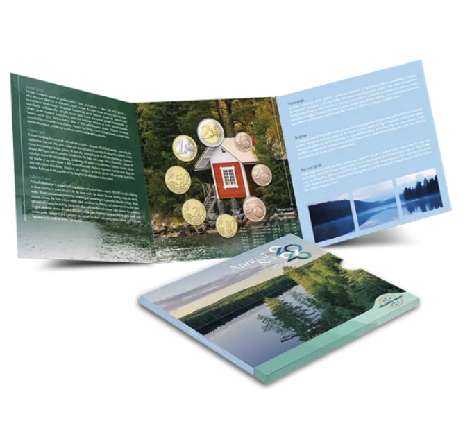 Finlande coffret euro BU 2026 - La beauté des lacs finlandais