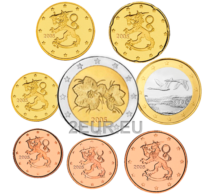 Finlande UNC 2005 - Coffret Euros