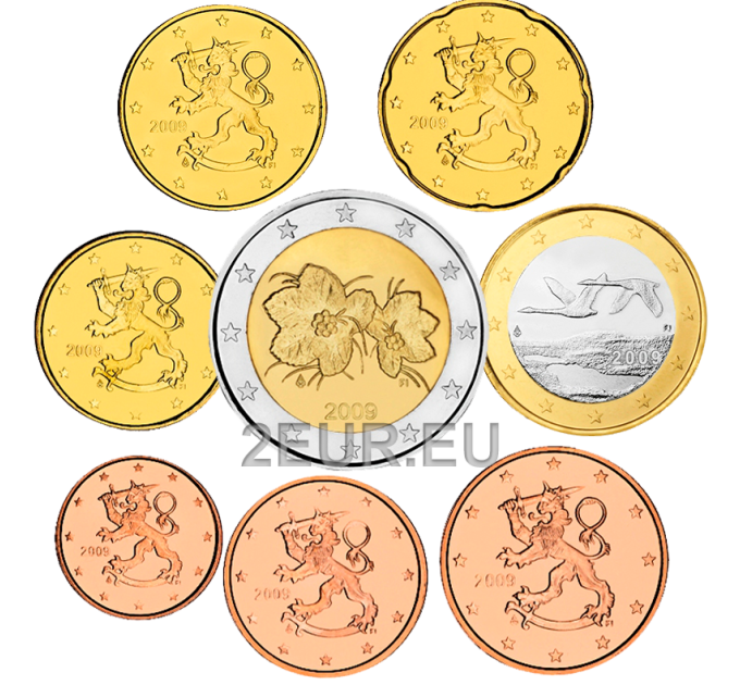 Finlande UNC 2009 - Coffret Euros