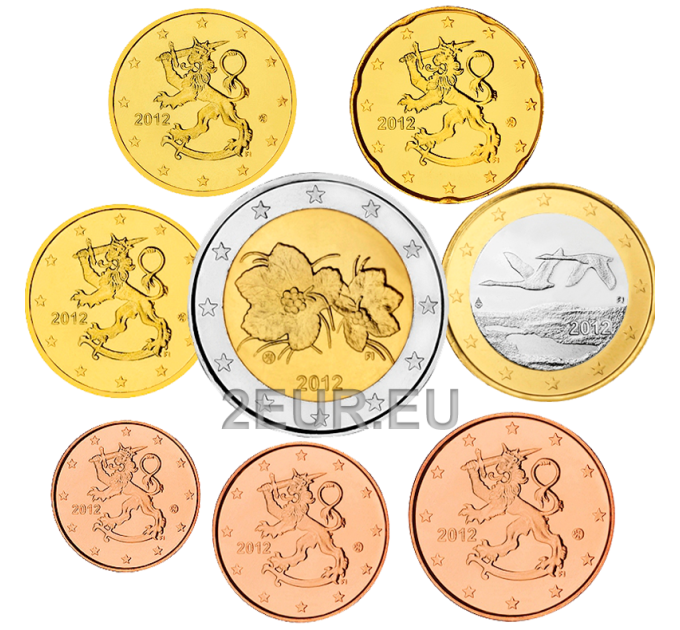 Finlande UNC 2012 - Coffret Euros