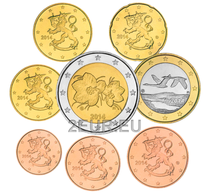 Finlande UNC 2014 - Coffret Euros