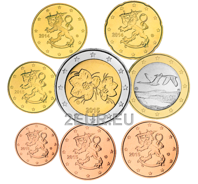 Finlande UNC 2015 - Coffret Euros