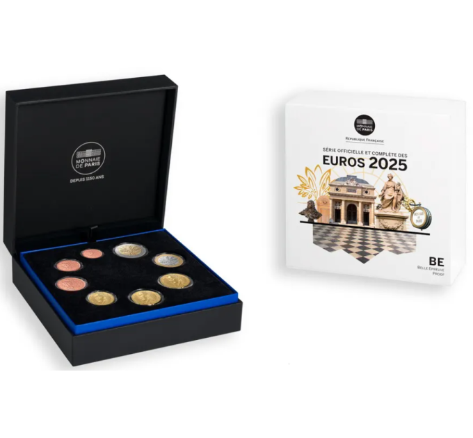 France BE Série 2025 - Ensemble de pièces en euros