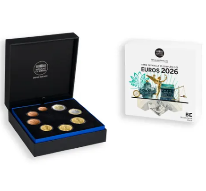 France BE Série 2026 - Ensemble de pièces en euros
