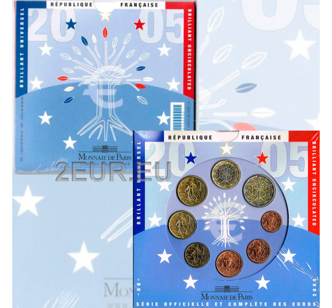 France BU Série 2005 - Ensemble de pièces en euros