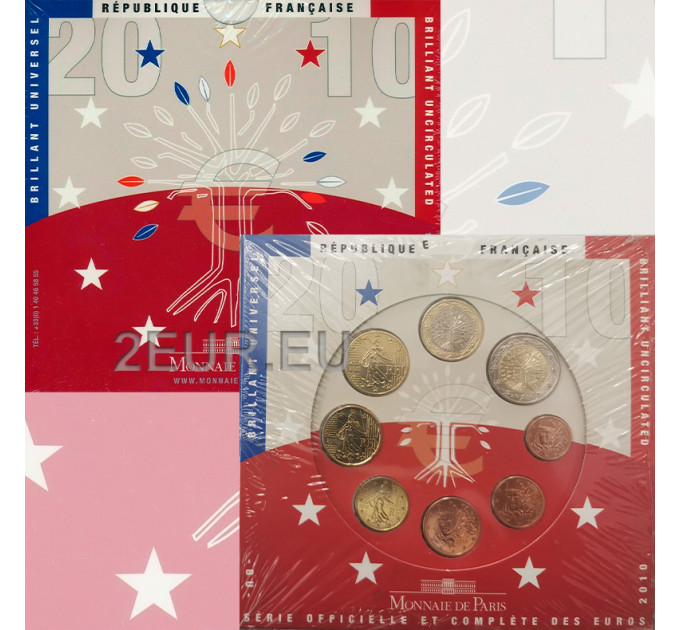 France BU Série 2010 - Ensemble de pièces en euros