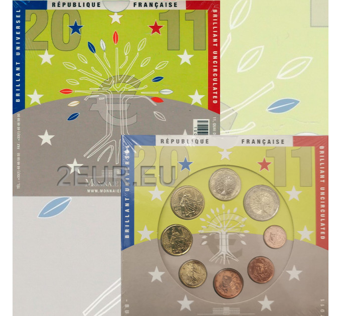 France BU Série 2011 - Ensemble de pièces en euros