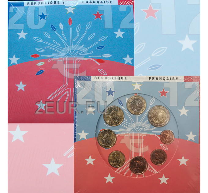 France BU Série 2012 - Ensemble de pièces en euros