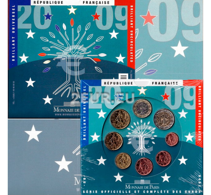 France BU Série 2009 - Ensemble de pièces en euros