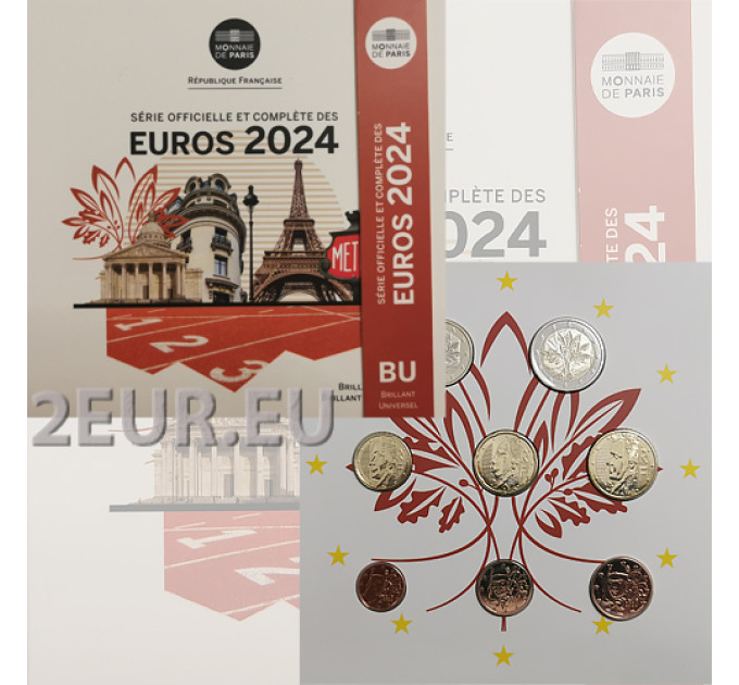France BU Série 2024 - Ensemble de pièces en euros