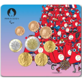 France BU Série 2024 - Ensemble de pièces en euros - Mascotte Paralympique