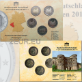 Allemagne 2 Coffret Euros BU 2017 - Rhénanie-Palatinat - ADFGJ