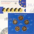 Allemagne 2 euros BE 2012 - 10 ans d'euro cash