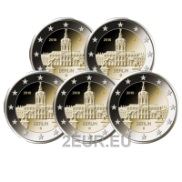 Allemagne 2 euros UNC 2018 - Berlin - Château de Charlottenbourg - ADFGJ