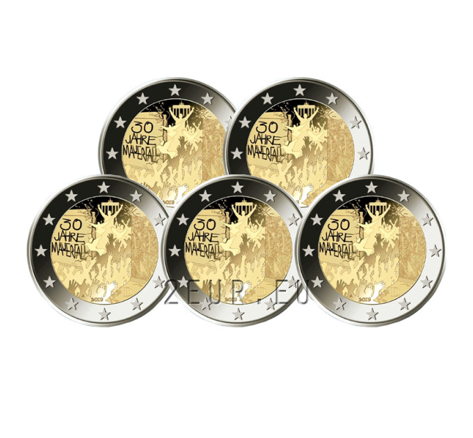 Allemagne 2 euros UNC 2019 - 30 ans depuis la chute du mur de Berlin - ADFGJ