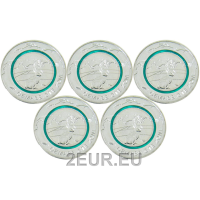Allemagne 5 euros UNC 2019 - Zones climatiques de la terre - Zone modérée