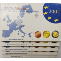 ALLEMAGNE SET PROOF 2003 - ADFGJ