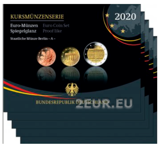 ALLEMAGNE SET PROOF 2020 - ADFGJ