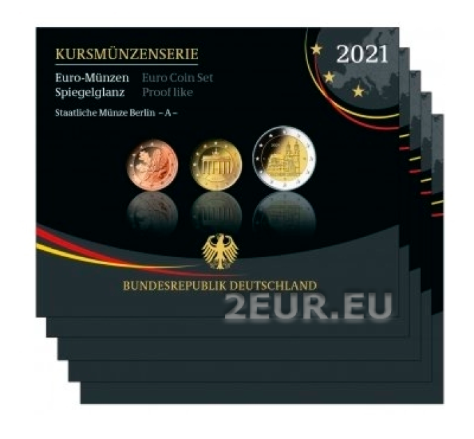 ALLEMAGNE SET PROOF 2021 - ADFGJ