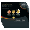 ALLEMAGNE SET PROOF 2022 - ADFGJ
