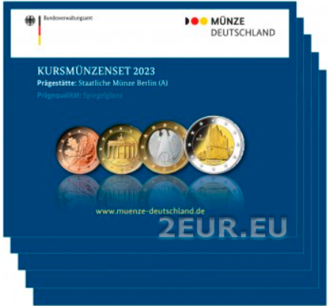 ALLEMAGNE SET PROOF 2023 - ADFGJ