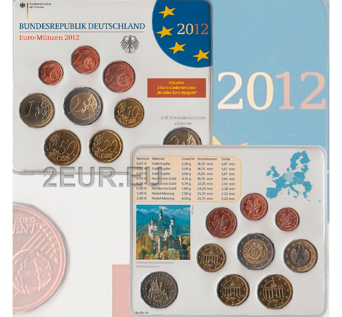 Allemagne 2012 - coffret euro BU  