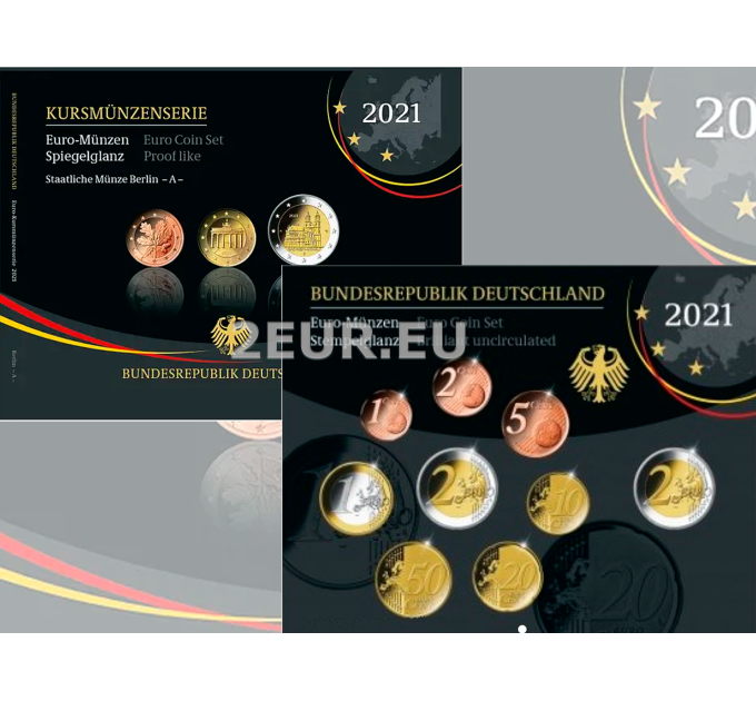 Allemagne 2021 - coffret euro BU  