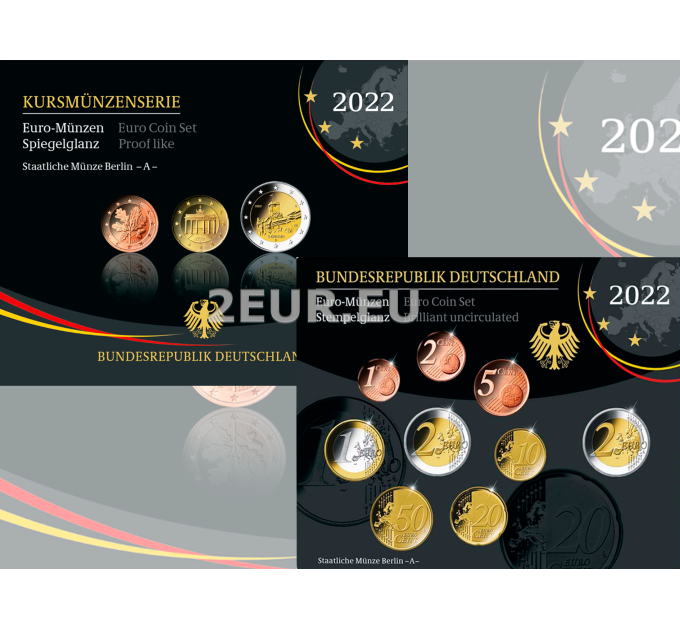 Allemagne 2022 - coffret euro BU  