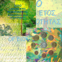 Grèce 2010 - coffret euro BU - ANNÉE INTERNATIONALE DE LA BIODIVERSITÉ