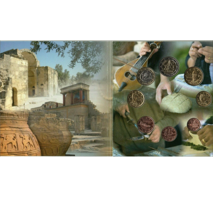 Grèce coffret euro BU 2017 - coffret euro BU - Crète