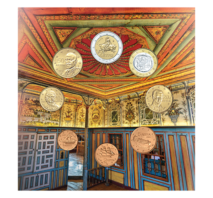 Grèce coffret euro BU 2025 - TOURISME GREC - THESSALIE