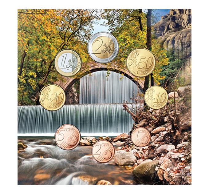 Grèce coffret euro BU 2025 - TOURISME GREC - THESSALIE