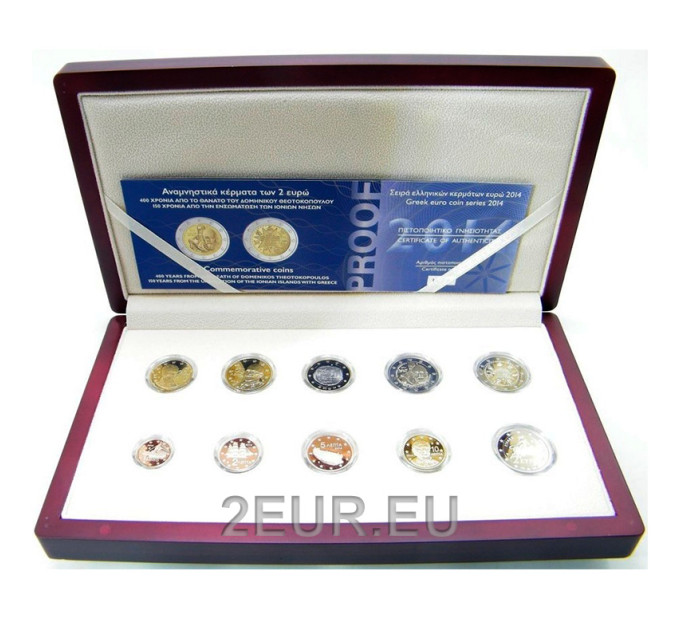 Grèce 2014 - Coffret euro proof