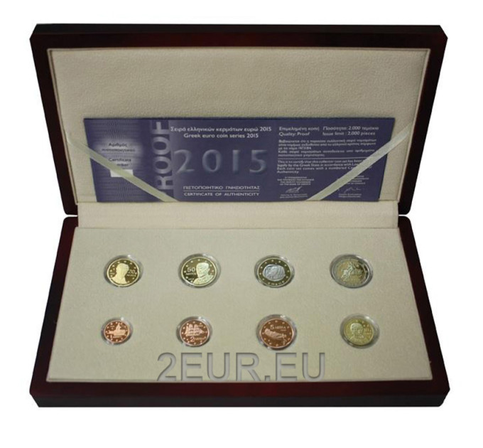 Grèce 2015 - Coffret euro proof