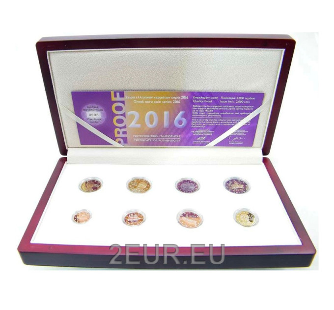 Grèce 2016 - Coffret euro proof