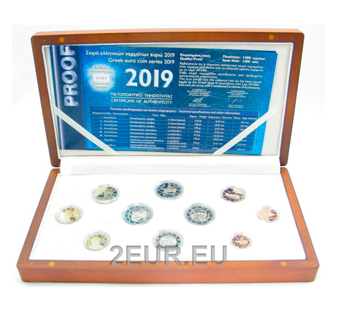 Grèce 2019 - Coffret euro proof