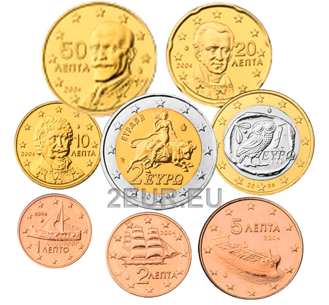 Grèce coffret euro UNC 2004