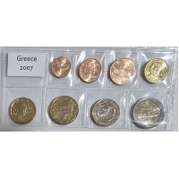 Grèce coffret euro UNC 2007 Grèce coffret euro UNC 2007