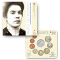 Italie 2021 - Coffret euro BU + argent - Grazia Deledda