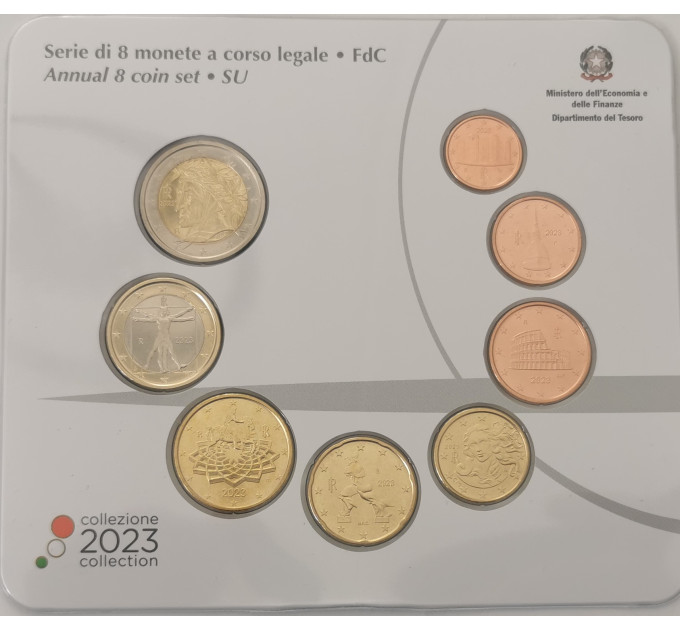 Italie 2023 - Coffret euro BU  